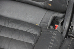 Задний ряд сидений 2 ряд Porsche Cayenne 958 11-14 с AIRBAG, кожа черн, надрыв