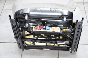 Сидіння водія Mercedes CLA 14-19 з airbag, електро, шкіра, сірий, потріскана шкіра