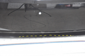 Бампер задний голый Lexus ES300h 13-18 под парктроники, черный, прижат, царапины