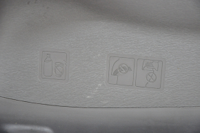 Обшивка двери карточка задняя правая Toyota Sienna 11-14 бежевая с шторкой, царапины