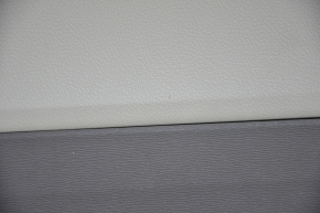 Обшивка двери карточка задняя правая Toyota Sienna 11-14 бежевая с шторкой, царапины