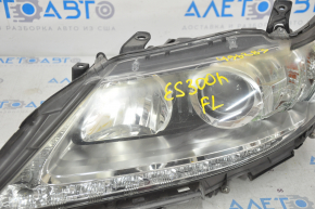 Фара передня ліва в зборі Lexus ES300h ES350 13-15 дорест ксенон + LED DRL, пісок, під полірування