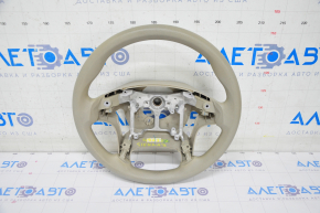 Руль голый Toyota Sienna 11-16 резина бежевая, царапина