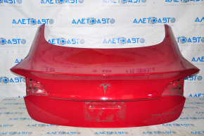 Крышка багажника голая Tesla Model 3 21- электро красный PPMR