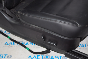 Пасажирське сидіння Tesla Model 3 18- шкіра чорна, з airbag, електро, підігрів, без управління бічної підтримки, з натягувачем, подряпина, іржа