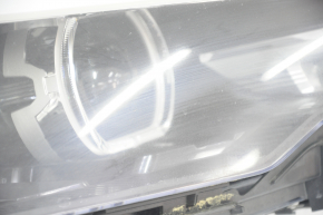 Фара передня права у зборі BMW 5 G30 17-20 LED Corona Rings S524A з кріпленням, пісок