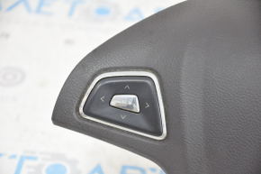 Подушка безопасности airbag в руль водительская Lincoln MKC 15- коричневая, полез хром