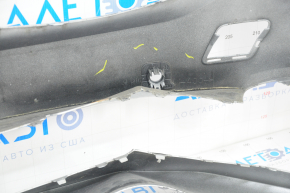 Бампер передний голый BMW 5 G30 17-20 под парктроники, серебро, замят, надломано крепление, трещины