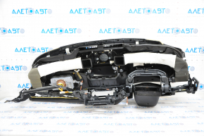 Торпедо передняя панель с AIRBAG Lexus ES300h ES350 13-18 черная
