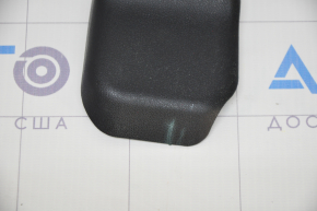Накладка салазок водительского сиденья задняя правая Lexus ES300h ES350 13-18 черная, побелел пластик