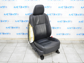 Пасажирське сидіння Toyota Avalon 13-18 без airbag, електро, підігрів, вентиляція, шкіра чорна, що стрільнула