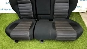 Задний ряд сидений 2 ряд Honda CRV 17-22 тряпка комбинированное, черн+серый