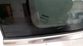 Форточка глухое стекло задняя левая Nissan Rogue 14-20 заводская тонировка