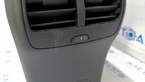 Консоль центральна підлокітник Ford Escape MK4 20- шкіра, чорна, під повітропровід, подряпини