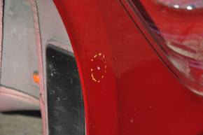 Четверть крыло задняя правая Tesla Model 3 21- на кузове, красный PPMR, тычка