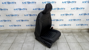 Пасажирське сидіння Ford Fusion mk5 17-20 з airbag, шкіра чорна, електро, підігрів