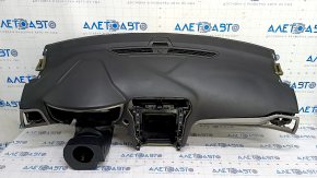 Торпедо передня панель c AIRBAG Ford Fusion mk5 13-20 під start-stop, чорні накладки, подряпини на накладках