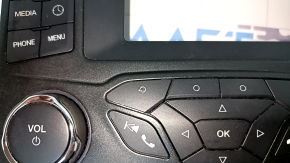 Панель управления радио Ford Fusion mk5 13-20 SYNC 1 дефект покрытия