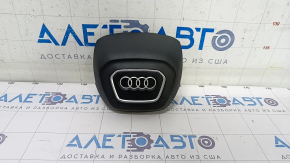 Подушка безопасности airbag в руль водительская Audi Q5 80A 18- черная, полез хром