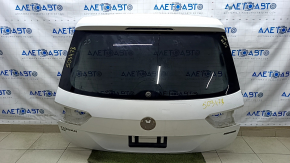 Дверь багажника голая со стеклом VW Tiguan 18- белый LC9A