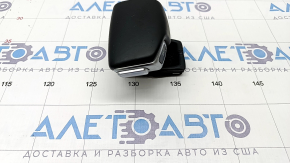 Ручка КПП Audi Q5 80A 18-20 кожа, черная, затерта