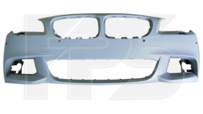 Бампер передний голый BMW 5 F10 11-13 M Pack под парктроники, без камер новый неоригинал
