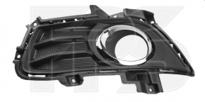 Решетка переднего бампера правая Ford Fusion mk5 13-16 под птф мат новый неоригинал