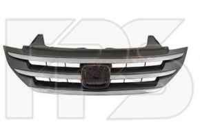 Решетка радиатора grill в сборе Honda CRV 12-14 дорест без эмблемы новый неоригинал