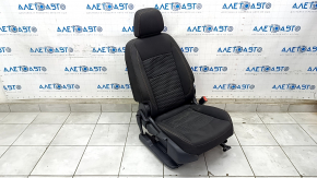 Пасажирське сидіння GMC Terrain 18-21 без airbag, механіч, тряка чорна, топляк, під чистку