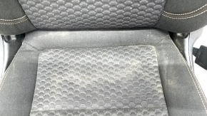 Пассажирское сидение GMC Terrain 18-21 без airbag, механич, тряка черная, топляк, под чистку