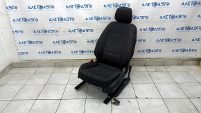 Водійське сидіння GMC Terrain 18- без airbag, електро, ганчірка чорна, топляк, робоче