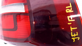 Фонарь внешний крыло левый VW Jetta 16-18 USA галоген тёмный, царапины