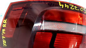 Ліхтар зовнішній крило правий VW Jetta 16-18 USA галоген темний, подряпини