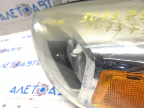 Фара передня ліва гола Ford Focus mk3 15-18 рест, галоген, світла, павутинка, під полірування