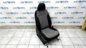 Пасажирське сидіння VW Jetta 11-18 USA без airbag, механічне, ганчірка чорно-сіра, під хімчистку