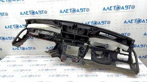 Торпедо передня панель з AIRBAG BMW 3 F30 12-19 4d чорна з бежевим під проекцію