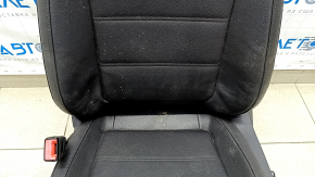 Водительское сидение VW Passat b8 16-19 USA без airbag, электро, кожа черн, топляк не работает электрика, под химчистку