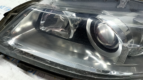 Фара передняя левая в сборе Lexus ES300h ES350 13-15 дорест ксенон + LED DRL, песок, ржавчина на блоке