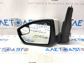 Зеркало боковое левое Ford Escape MK3 13-16 дорест, 5 пинов, без поворотника, белое