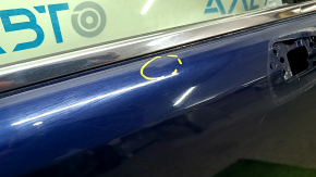 Дверь в сборе передняя правая Lexus ES300h ES350 13-18 keyless, синий 8V3, примята
