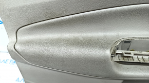 Обшивка дверей картка передня ліва Ford C-max MK2 13-18 бежева, під хімчистку, вм'ятини, подряпини