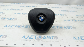 Подушка безопасности airbag в руль водительская BMW X5 F15 14-18 черная Sport