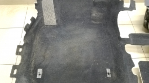 Покрытие пола переднее Honda CRV 17-22 черное, под чистку