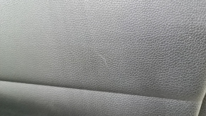 Обшивка двери карточка передняя правая Honda CRV 17-22 черная, тряпка, серый молдинг, царапины