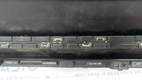 Бампер передний голый верхняя часть Hyundai Kona 18-21 1.6, 2.0 графит YG7, царапины, тычки, надломаны крепления