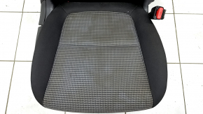 Пасажирське сидіння Hyundai Kona 18-23 без AIRBAG, без підігріву, механічне, ганчірка, чорне з сірим, під хімчистку