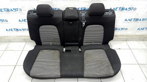 Задній ряд сидінь 2 ряд Hyundai Kona 18-23 ганчірка, чорне з сірим, під хімчистку, пропалене