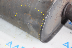 Глушитель задняя часть с бочкой Mitsubishi Outlander 14-21 вмятина, прикипели шпильки