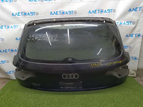 Дверь багажника голая со стеклом Audi Q7 4L 10-15 черный LC9X, тычка