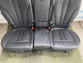 Задній ряд сидінь 2 ряд BMW X5 F15 14-18 шкіра чорна Dakota, Comfort, роздільна сидіння, під хімчистку, прим'ято